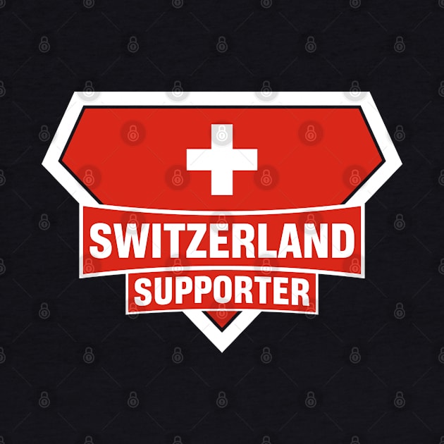 Switzerland Super Flag Supporter by ASUPERSTORE